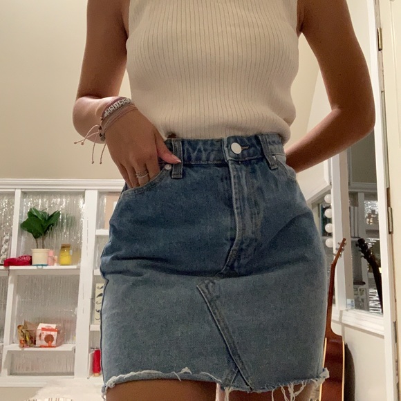 Faded denim skirt !!! - Picture 2 of 3